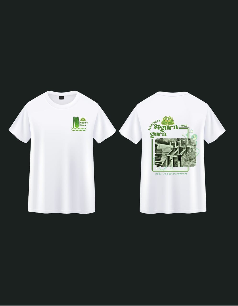 Kaos Sablon Bendungan Sigura gura
